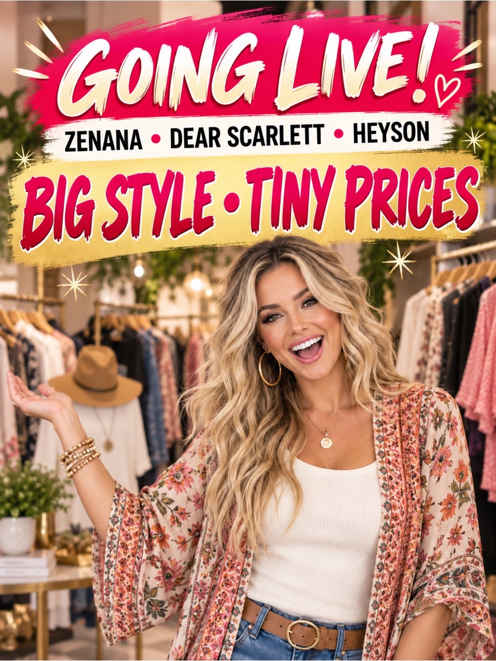 • ZENANA + DEAR SCARLETT + HEYSON • CRAZY LOW STARTS 🔥.